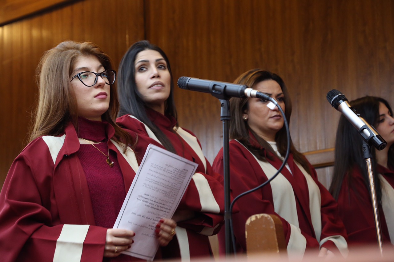 له‌ كڵێسه‌يه‌كى سلێمانى يادى له‌دايكبوونى په‌يامبه‌رى كريستيانه‌كان كرايه‌وه‌